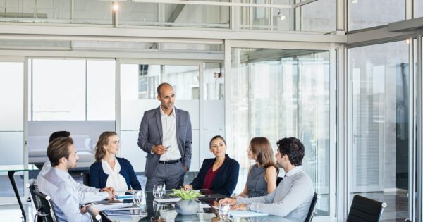 Business team in a meeting